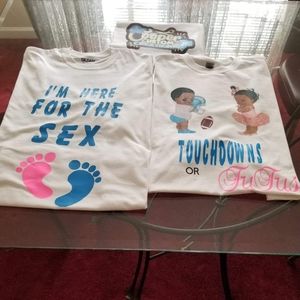 Customed Gender reveal t shirts